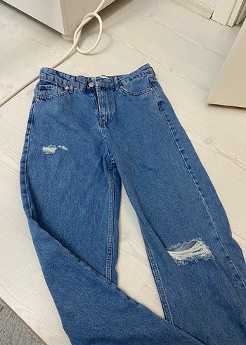 40 Beden Kadın Mavi Kot Pantolon