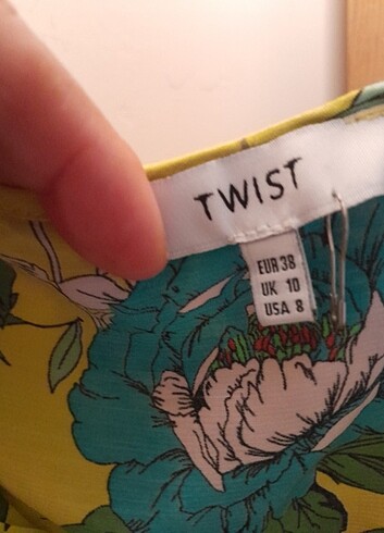 Renk sevenler için,yandan bağlamali,şık elbise - Görsel 3