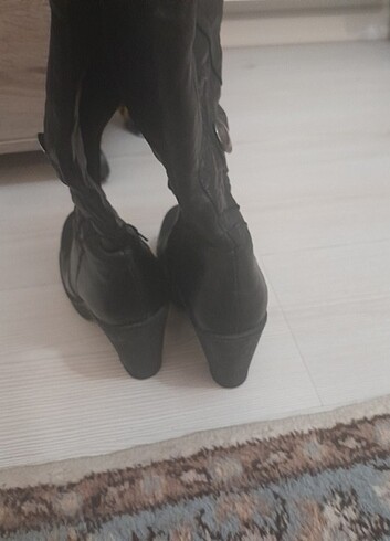 Uzun  Gerçek deri cizme - Görsel 4