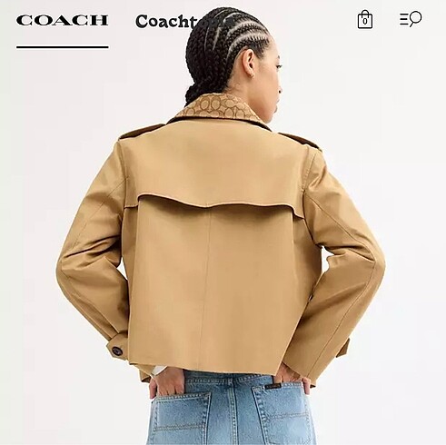 s Beden Coach signature trench coat (trrençkot)
