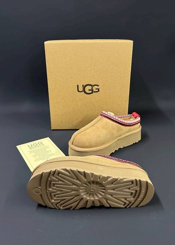 37 Beden camel Renk UGG Bej Süet Platform Topuklu Kadın Terlik