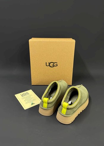 UGG Kadın Süet Dolgu Topuk Terlik - Görsel 5