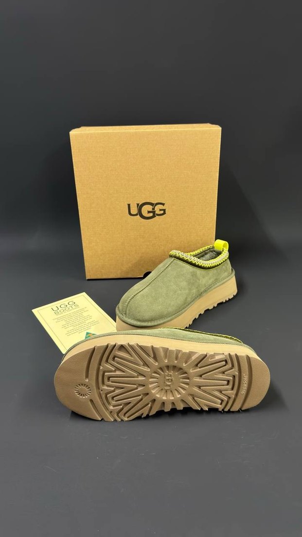 UGG Kadın Süet Dolgu Topuk Terlik - Görsel 3