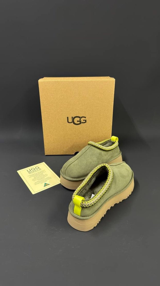 UGG Kadın Süet Dolgu Topuk Terlik - Görsel 2