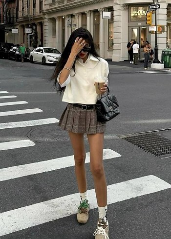 Bej Süet Nakışlı Yüksek Topuklu Bağcıklı Spor Ayakkabı 
fiyat dm - Görsel 6