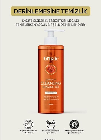 ORNATE yüz temizleme jeli