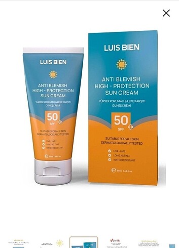 Luis bien güneş kremi 