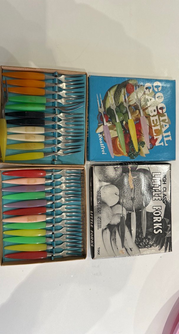 Renkli Mini Çatal Seti 24'lü - Görsel 2