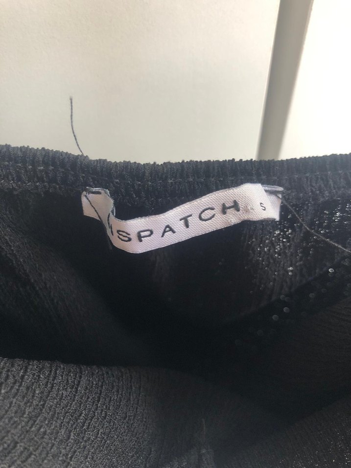 Siyah Uzun Askılı Keten Elbise - Görsel 5