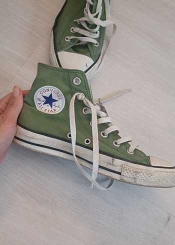 Yeşil Kadın Spor Ayakkabı - Converse - Görsel 4