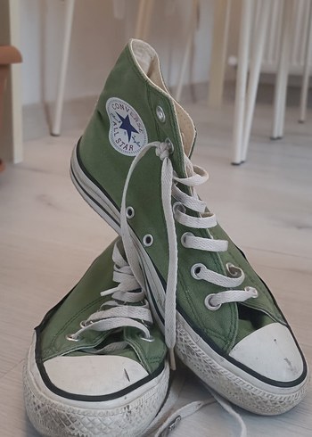 Yeşil Kadın Spor Ayakkabı - Converse - Görsel 8