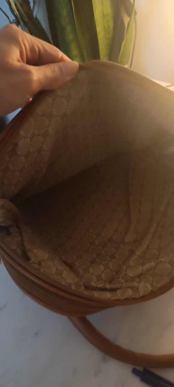 Massimo Dutti - Bej Deri Kadın Çanta ve Cüzdan - Görsel 5