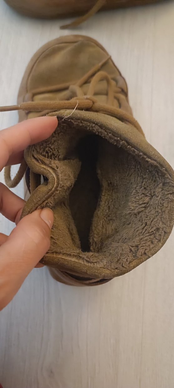 Mango - Bej Süet Kadın Dolgu Topuklu Kar Botu - Görsel 5