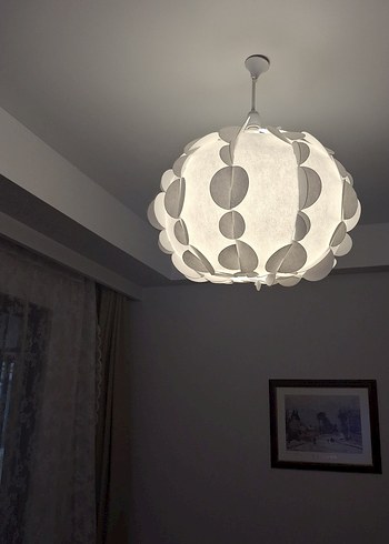 İkea Pektolit Beyaz Avize - Görsel 7