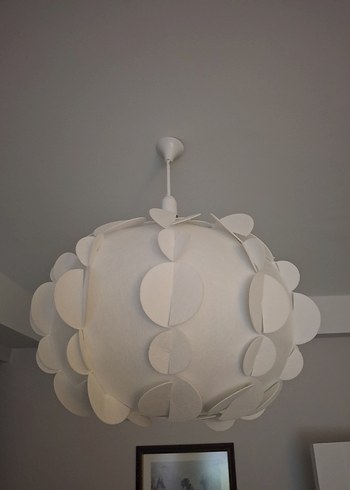 İkea Pektolit Beyaz Avize - Görsel 8