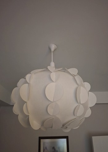 İkea Pektolit Beyaz Avize - Görsel 9