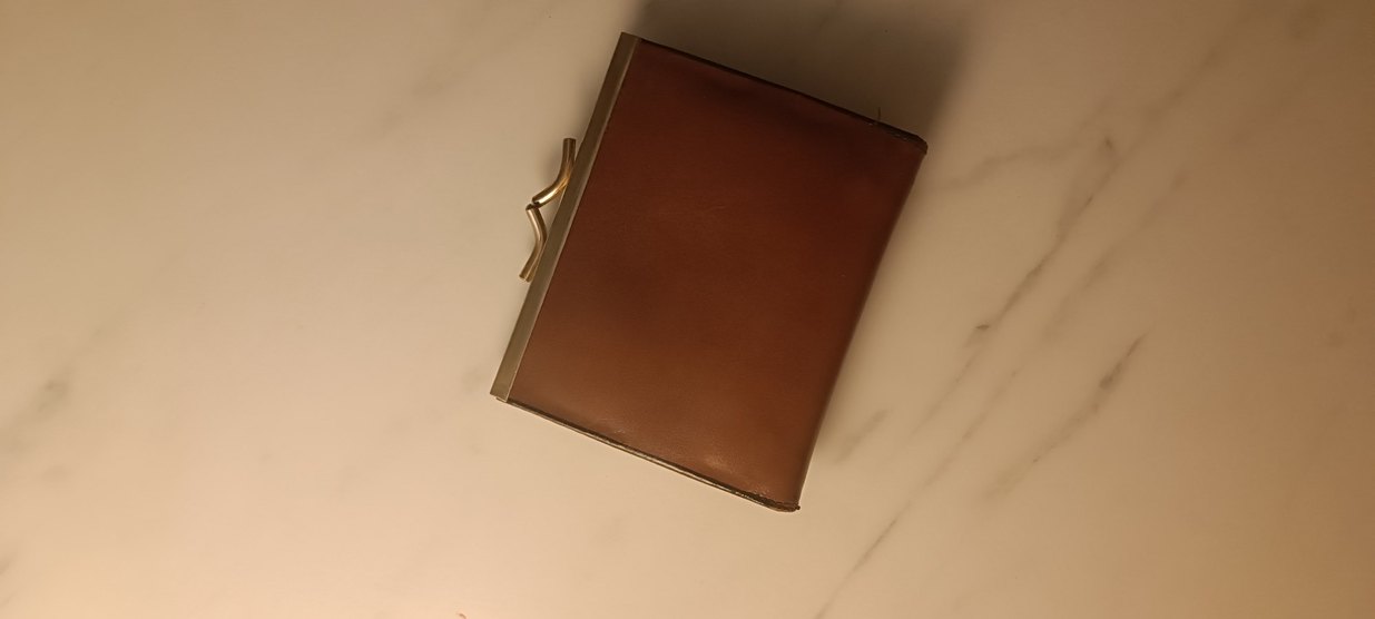 Kahverengi Vintage Deri Tokalı Kadın Cüzdanı - Görsel 2