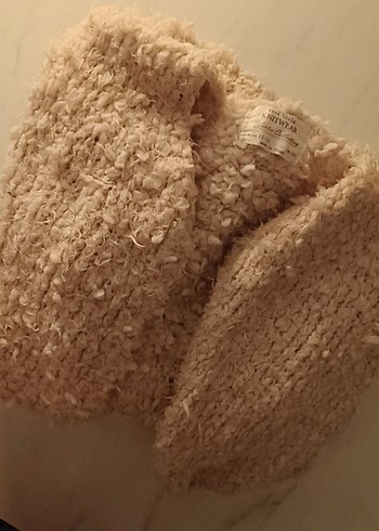 Zara Girl Pembe Peluş Hırka - Görsel 4