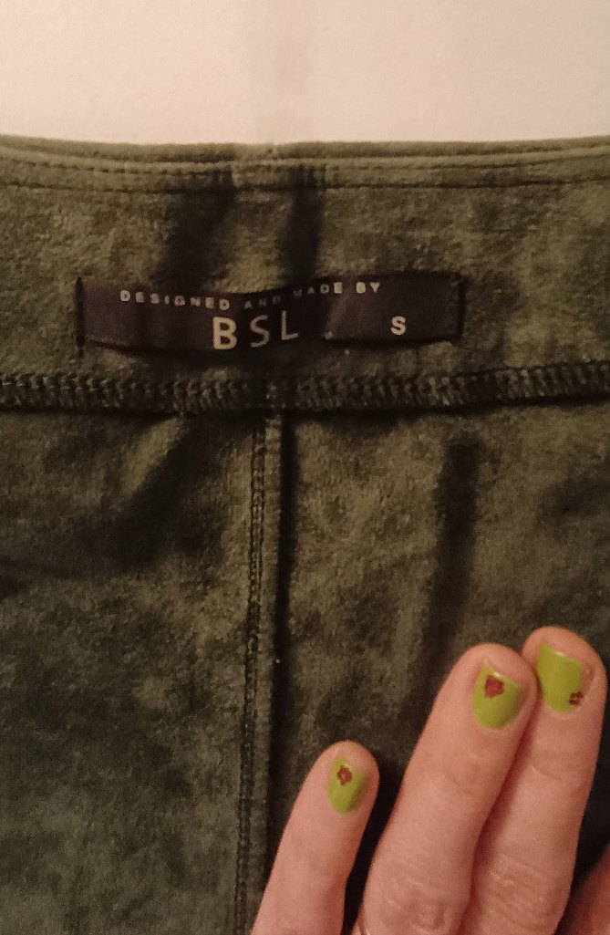 Düğmeli Kadife Mini Etek - Görsel 4