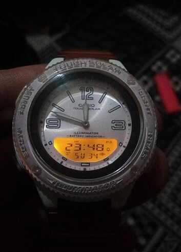Casio Casio LCF - 30 Fosforlu Dijital & Analog Güneş Enerjili Saat