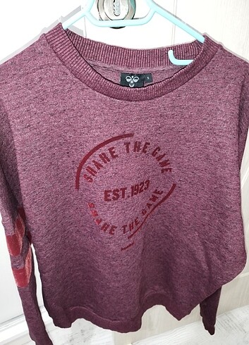 s Beden bordo Renk Hummel sweatshirt orijinaldir