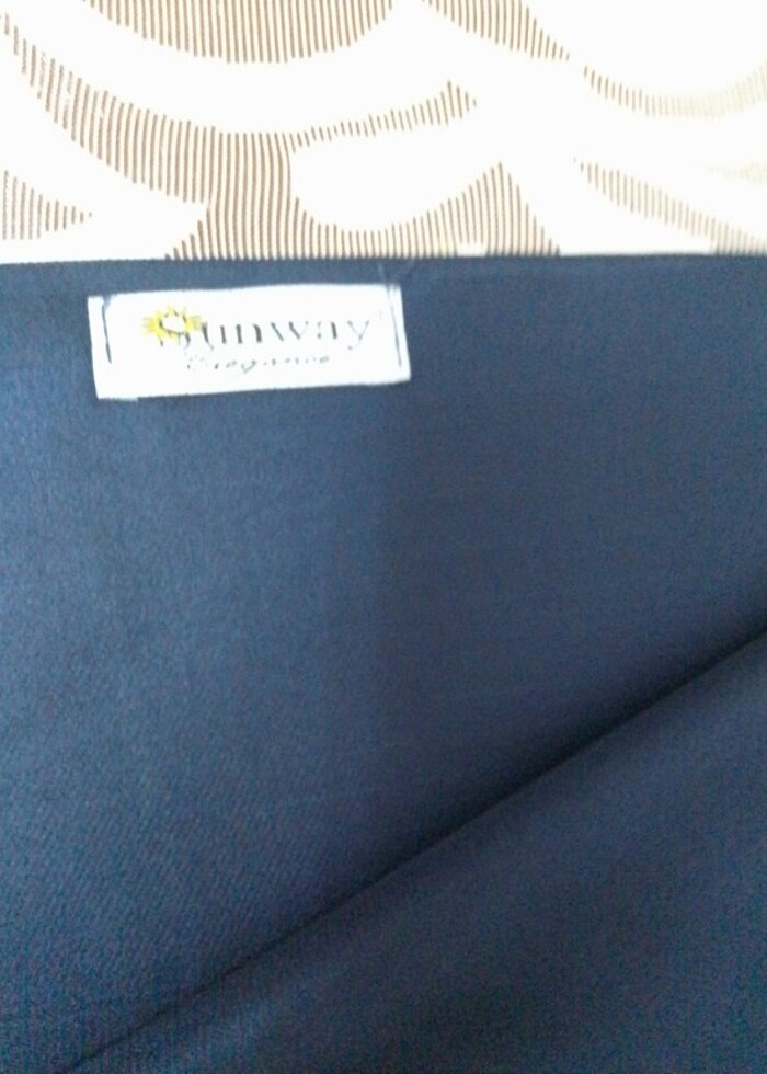 Subway marka saten siyah sal — görsel 2/7