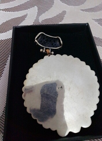 925 ayar otantik gümüş kolye ucu  - Görsel 3