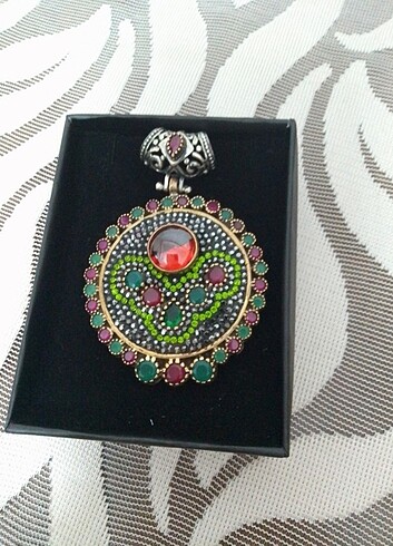 925 ayar otantik gümüş kolye ucu  - Görsel 4