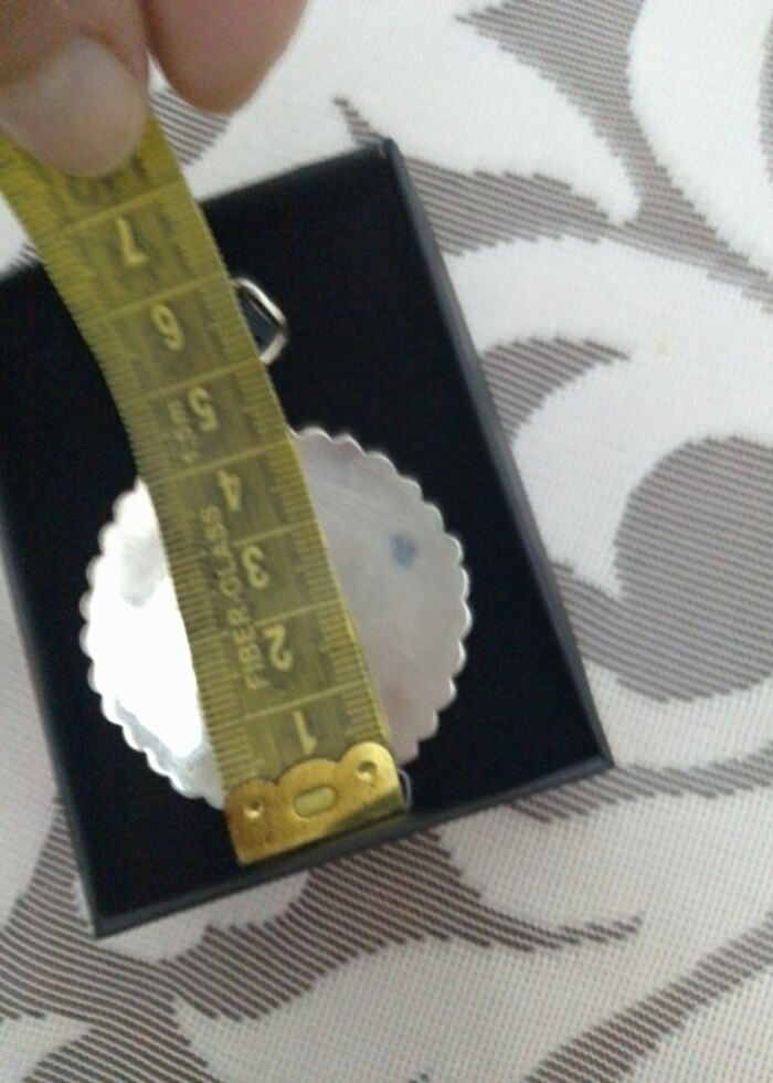 925 ayar otantik gümüş kolye ucu  - Görsel 5