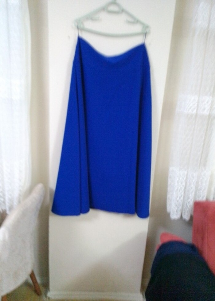 Krep kumaş etek 44 bedendir. - Görsel 3