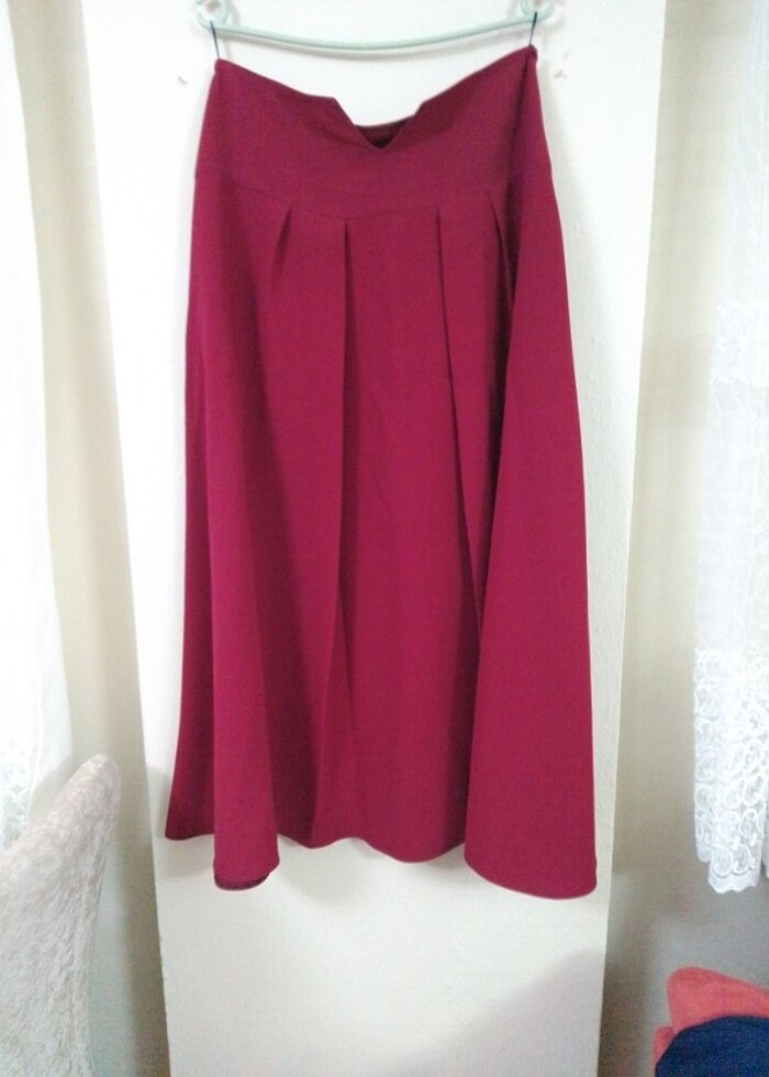 Krep kumaş 44 beden etek  - Görsel 3