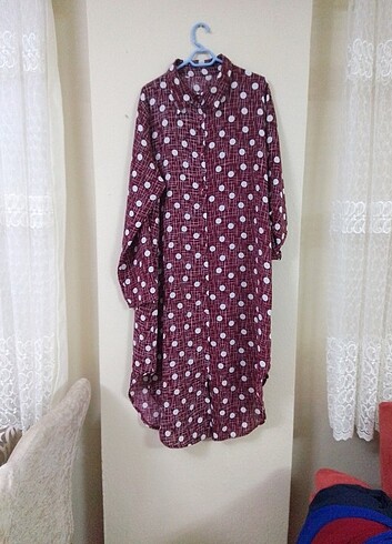 Yazlık İnce krep kumaş tunik 44 bedendir - Görsel 5