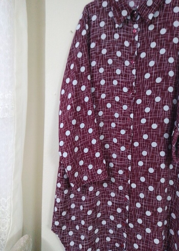 Yazlık İnce krep kumaş tunik 44 bedendir  - Görsel 4