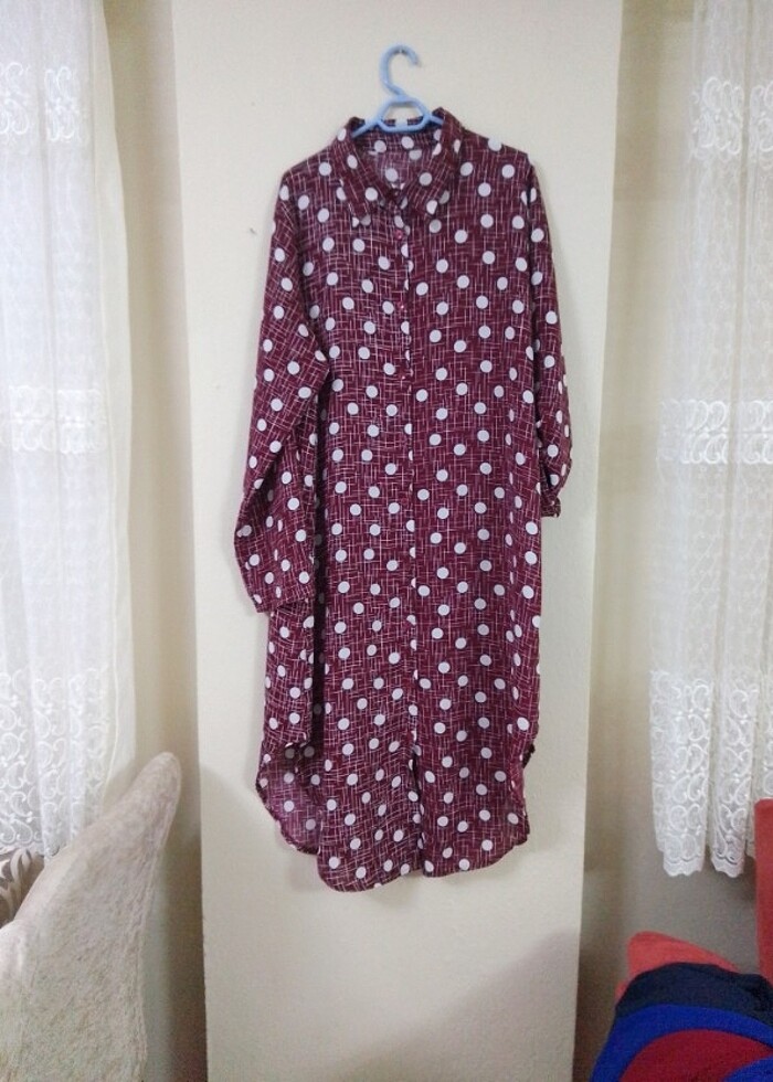 Yazlık İnce krep kumaş tunik 44 bedendir  - Görsel 5