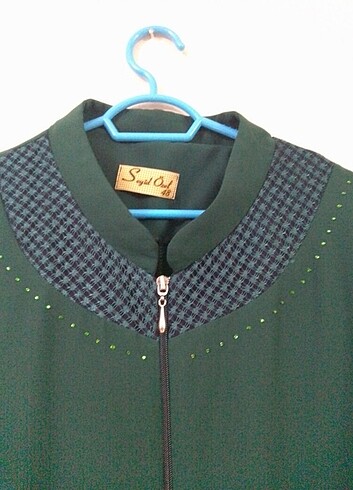 Krep kumaş 48 beden Ferace - Görsel 3