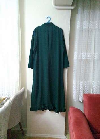 Krep kumaş 48 beden Ferace - Görsel 5