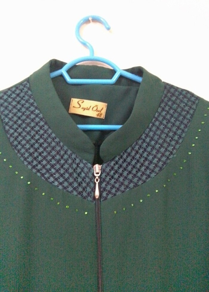 Krep kumaş 48 beden Ferace  - Görsel 3