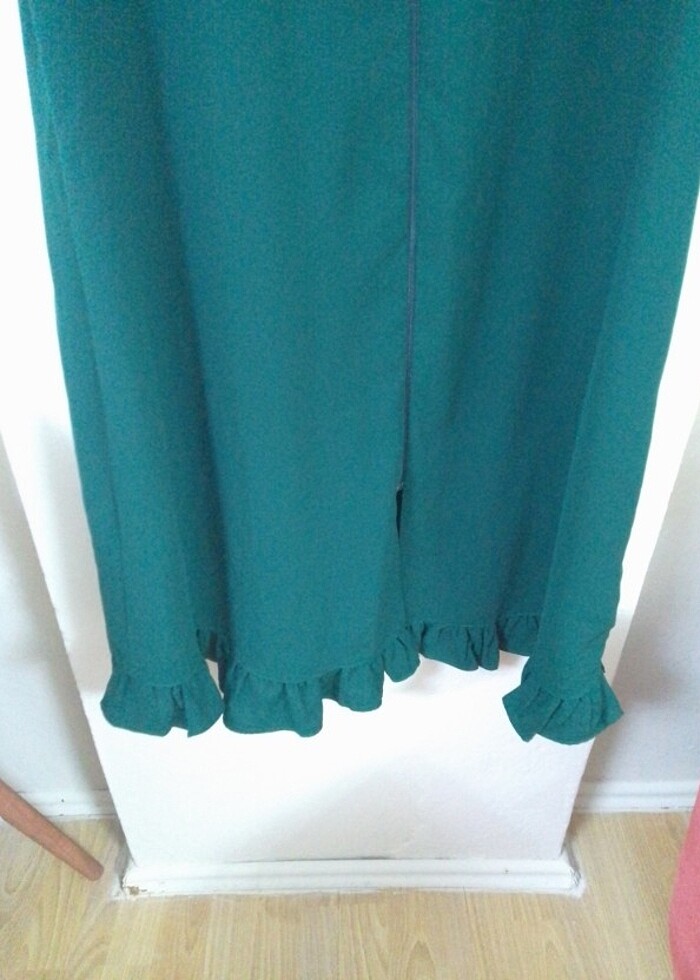 Krep kumaş 48 beden Ferace  - Görsel 4