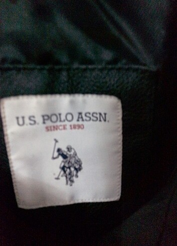 US Polo deri erkek ceket L bedendir. - Görsel 2