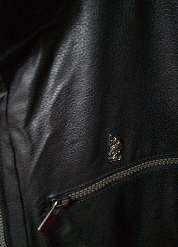 US Polo deri erkek ceket L bedendir. - Görsel 3