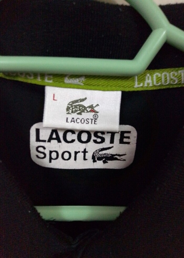 Lecoste polo yaka t-shirt L beden  - Görsel 2