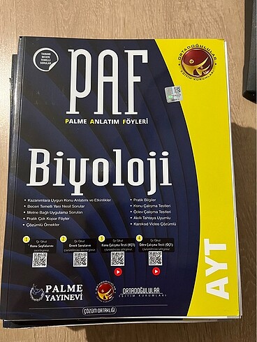 AYT BİYOLOJİ TEST KİTABI