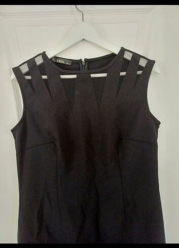 Ekol Siyah kısa abiye elbise