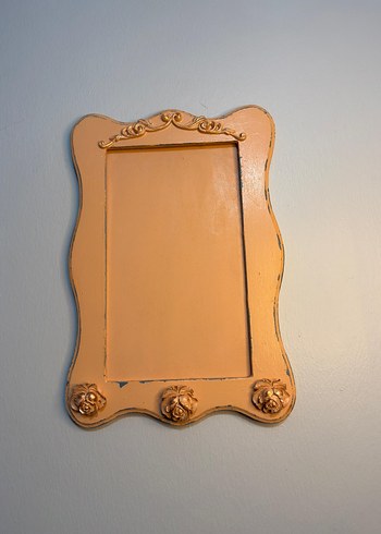 somon rengi ahşap çerçeve - Görsel 3