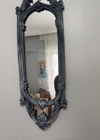 füme rengi vintage duvar aynası - Görsel 2