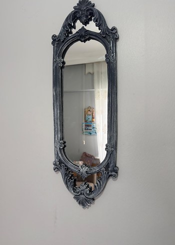 füme rengi vintage duvar aynası - Görsel 3