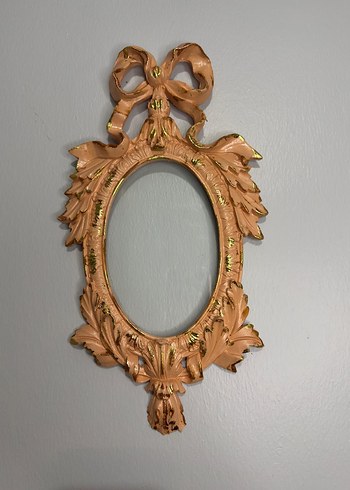 Altın Renkli Dekoratif Oval Çerçeve - Görsel 2