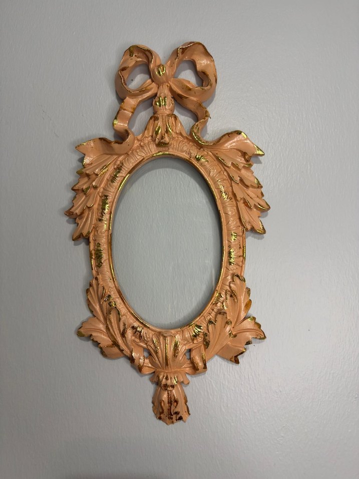 Altın Renkli Dekoratif Oval Çerçeve - Görsel 2