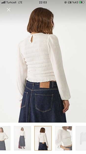 l Beden stradivarius volanli bluz