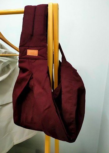 Bordo Bebek Kanguru Sling - Görsel 3